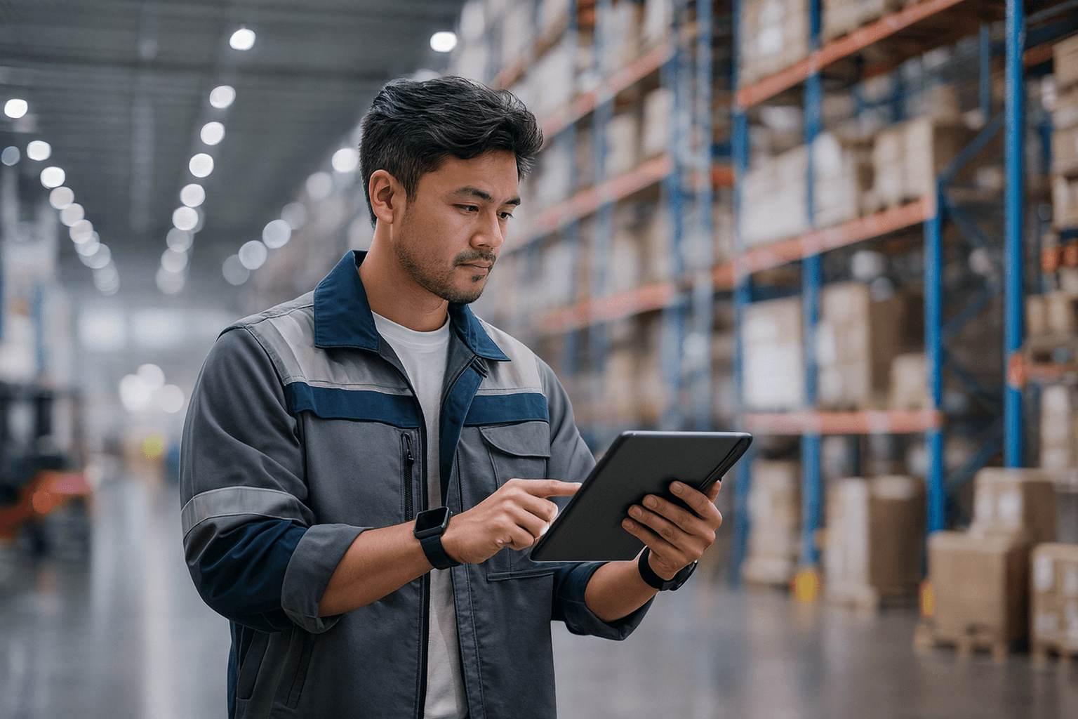 Aurora Logistics transportation network and real-time routing visualization